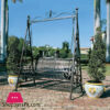 Rod Iron Black Patio Garden Outdoor Lawn Swing
