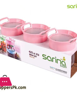 Sarina Bera Stackable Jar Set of 3 - S461 - 3x330ML - Turkey Made