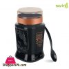Sarina Black Patterned Spice Jar 450ML - S911 - Turkey Made