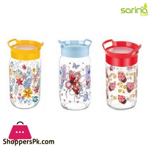 Sarina Decorated Bera Jar 1000ML- S678- Turkey Made