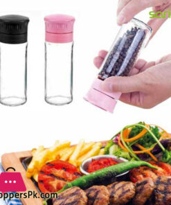 Sarina Glassware Black Pepper & Salt Grinder 112ML - S420 Turkey Made