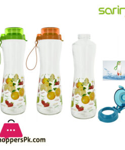 Sarina Glassware Patterned Water Bottle 750ML - S744 Turkey Made