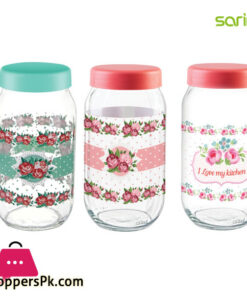 Sarina Patterned Jar 1000ML - S672 - Turkey Made