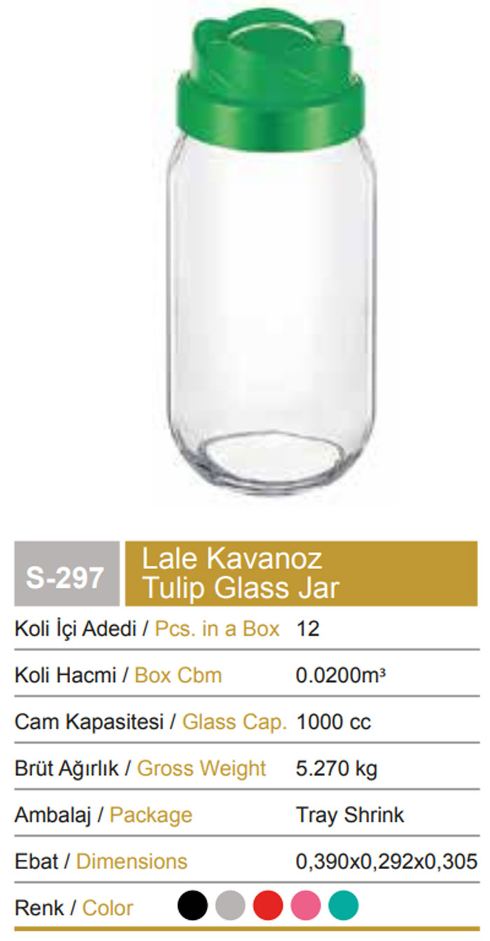 Sarina Rose Storage Box 1000Ml - S297 Turkey Made