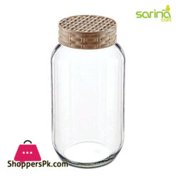 Sarina Straw Decorated Jar 1000ML - S330 Turkey Made