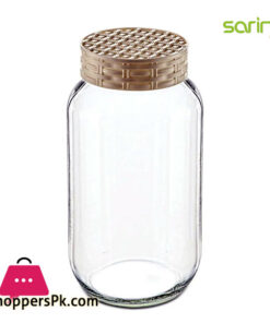 Sarina Straw Decorated Jar 1000ML - S330 Turkey Made