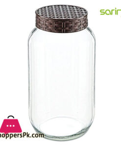 Sarina Straw Decorated Jar 1500ML - S331 Turkey Made