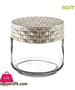 Sarina Straw Decorated Jar 300ML - S337 Turkey Made