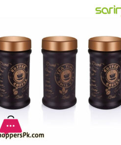 Sarina Black Decorated Set 660ML - S684 - Turkey Made