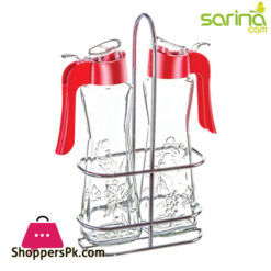 Sarina Tulip Oil & Vinegar Bottle Set of 2 - S723 - Turkey Made