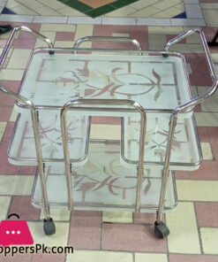 Serving Stainless Steel Tea Trolley Jumbo Size - T1