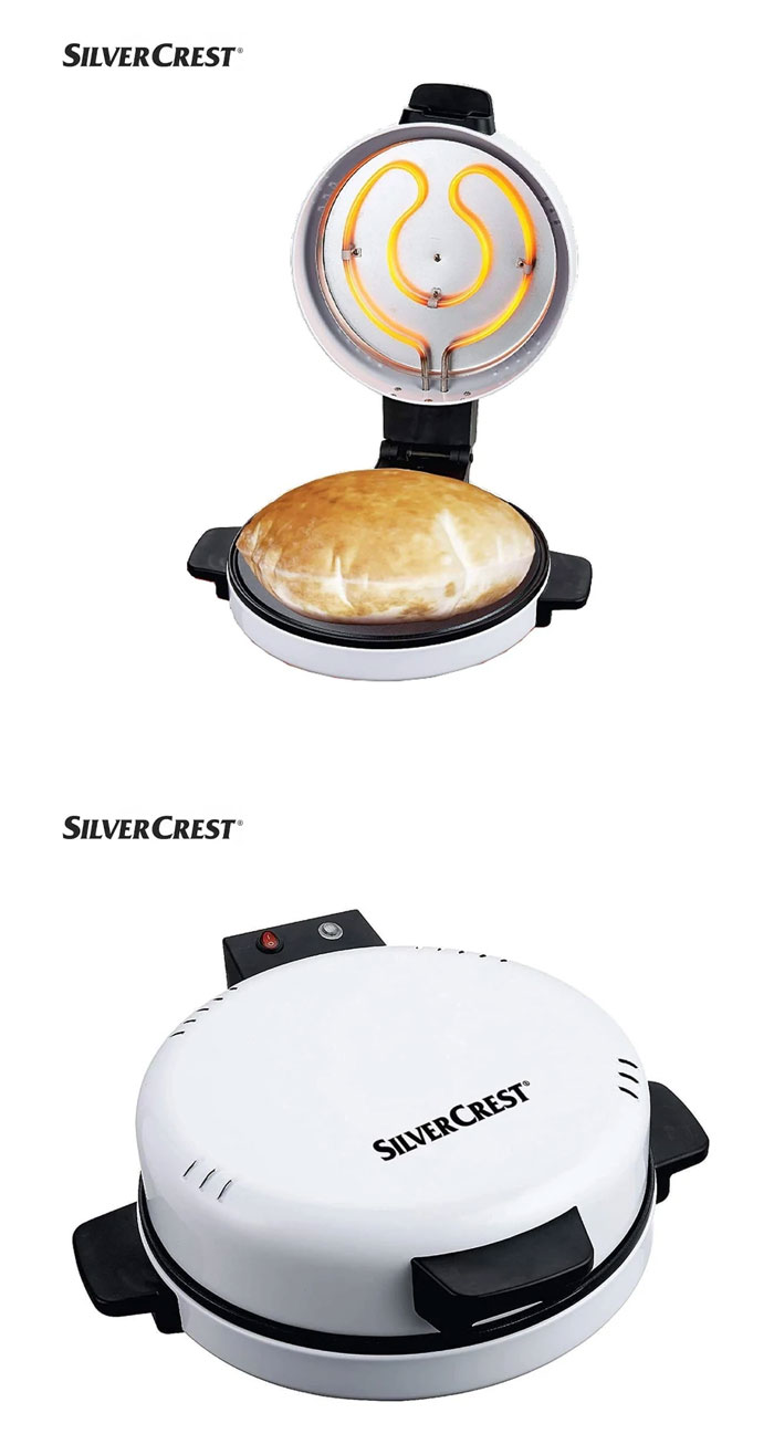 Silver Crest Arabic Bread Maker Pizza/Crepe 2800W