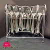 Stainless Steel Cutlery Set With Stand- Stylish Durable - 39 Pcs