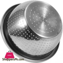 3 Pack Stainless Steel Rice Sieve Rice Washing Bowl Filter Strainer Drainer Kitchen Colander For Vegetables Fruit Pasta Noodles