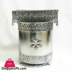 Stylish Plating Dustbin Tissue Box