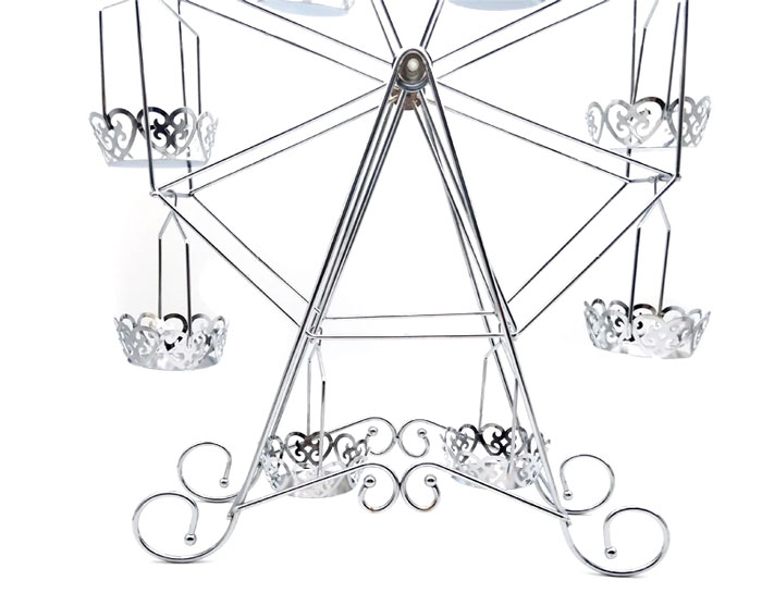 Sweet Treats Ferris Wheel Cupcake Stand Spinning Cupcake Tray - 8 Hold