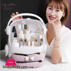 Transparent Penguin Makeup Organizer, Waterproof Makeup Box, Portable, Desktop, Jewelry And Cosmetics Storage|Storage Boxes &Amp; Bins