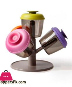 4Pcs Tree Spice Container Maslasa Box