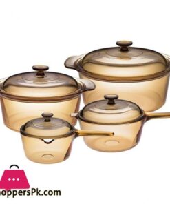 Visions 8pc Saucepan / Cookpot Set