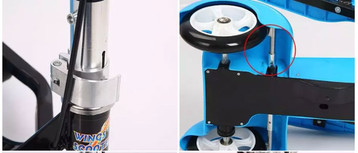 Wing Flyer Fitness Foot Step Dual Pedal Scooty For Kids And Adults Kids 3 Wheel Scooter