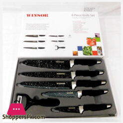 Winsor 6PC NON STICK KNIFE SET - WR6090