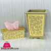 Wooden Decorative Hand Made Dustbin Tissue Holder for Bathroom and Living Room