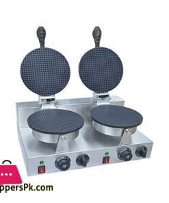 2 Heads Commercial Electric Ice Cream Cone Baker