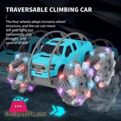 2.4G Remote Control Lateral Drifting Stunt Car Rollover Bucket With Cool Lights Children'S Climbing Off Road Vehicle Toy|Rc Cars