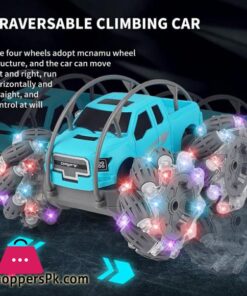 2.4G Remote Control Lateral Drifting Stunt Car Rollover Bucket With Cool Lights Children'S Climbing Off Road Vehicle Toy 9 2.4G Remote Control Lateral Drifting Stunt Car Rollover Bucket With Cool Lights Children'S Climbing Off Road Vehicle Toy|Rc Cars