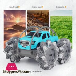 2.4G Remote Control Lateral Drifting Stunt Car Rollover Bucket With Cool Lights Children'S Climbing Off Road Vehicle Toy|Rc Cars