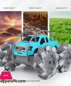 2.4G Remote Control Lateral Drifting Stunt Car Rollover Bucket With Cool Lights Children'S Climbing Off Road Vehicle Toy 10 2.4G Remote Control Lateral Drifting Stunt Car Rollover Bucket With Cool Lights Children'S Climbing Off Road Vehicle Toy|Rc Cars