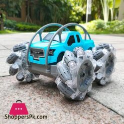 2.4G Remote Control Lateral Drifting Stunt Car Rollover Bucket With Cool Lights Children'S Climbing Off Road Vehicle Toy|Rc Cars