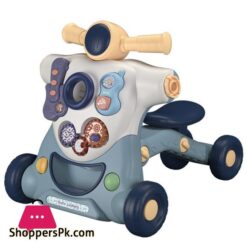 3 In 1 Multifunction Baby Walker Balance Car Bike Toddler Four Wheels Trolley Stable Adjustable Learning Walking Toddler Toys|Walkers