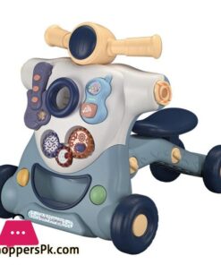 3 In 1 Multifunction Baby Walker Balance Car Bike Toddler Four Wheels Trolley Stable Adjustable Learning Walking Toddler Toys|Walkers