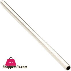 5-Inch Reusable Stainless Steel Drink Straws: Perfect For Restaurants, Bars, And Cafes - Silver Cocktail Straw - Short, Safe Rounded Design Suitable For Child Use - 2-Ct - Restaurantware