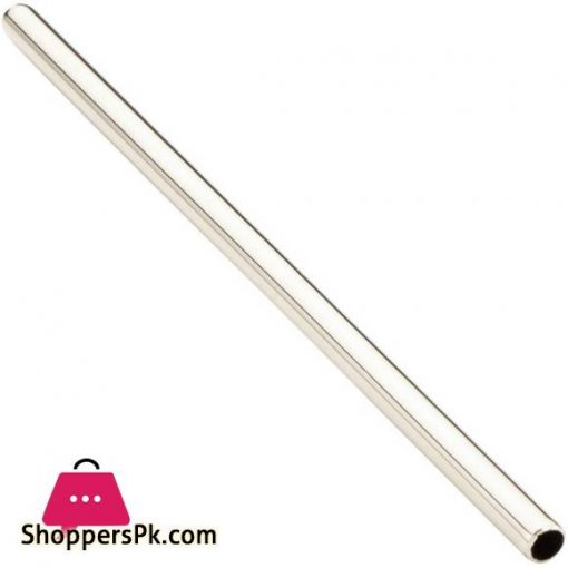 5-inch Reusable Stainless Steel Drink Straws: Perfect for Restaurants, Bars, and Cafes - Silver Cocktail Straw - Short, Safe Rounded Design Suitable for Child Use - 2-CT - Restaurantware