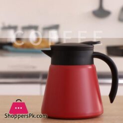 600Ml Insulated Water Bottle Stainless Steel Pressing Type Thermal Insulation Kettle Coffee Pot Vacuum Flask Kettles Jug Home|Water Bottles