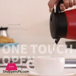 600Ml Insulated Water Bottle Stainless Steel Pressing Type Thermal Insulation Kettle Coffee Pot Vacuum Flask Kettles Jug Home|Water Bottles