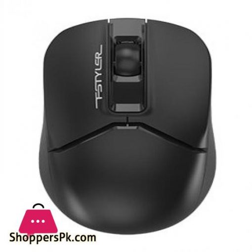 A4tech FB12S Dual Mode Bluetooth / 2.4G Wireless Silent Click Mouse Black