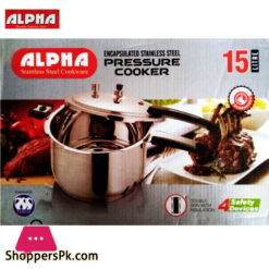 Alpha Stainless Steel Pressure Cooker 12 - Liter