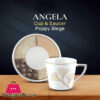 Angela Cup Saucer Set Poppy Biege Mk100