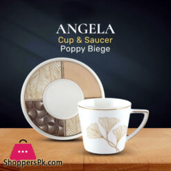 Angela Cup Saucer Set Poppy Biege MK100