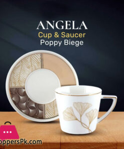 Angela Cup Saucer Set Poppy Biege MK100