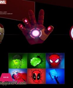 Avengers Series 3D Marvel Led Wall Lamp Living Room Creative Night Light Ironman Hulk Hammer Captain American As Boy'S Gift|Led Night Lights
