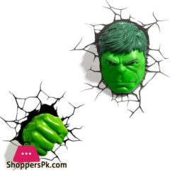 Avengers Series 3D Marvel Led Wall Lamp Living Room Creative Night Light Ironman Hulk Hammer Captain American As Boy'S Gift|Led Night Lights