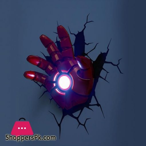 Avengers Series 3D Marvel LED Wall Lamp Living Room Creative Night Light Ironman Hulk Hammer Captain American as Boy's Gift|LED Night Lights