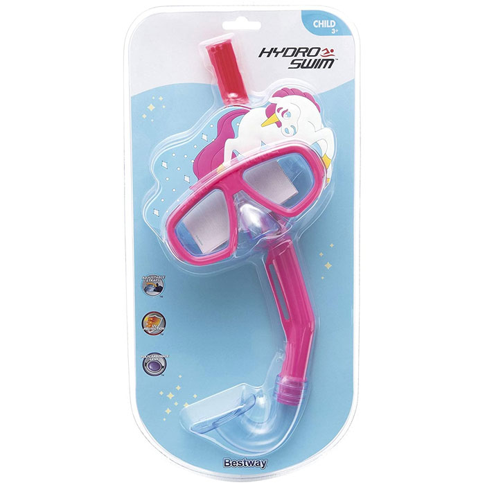 Bestway 24059 Snorkeling Mask With Mouthpiece For Children With Animals, 3+ Years
