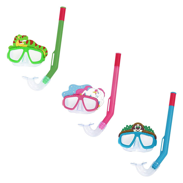 Bestway 24059 Snorkeling Mask With Mouthpiece For Children With Animals, 3+ Years 9 Bestway 24059 Snorkeling Mask With Mouthpiece For Children With Animals, 3+ Years