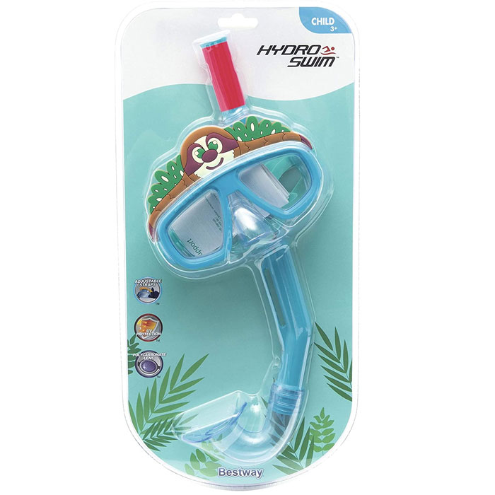 Bestway 24059 Snorkeling Mask With Mouthpiece For Children With Animals, 3+ Years