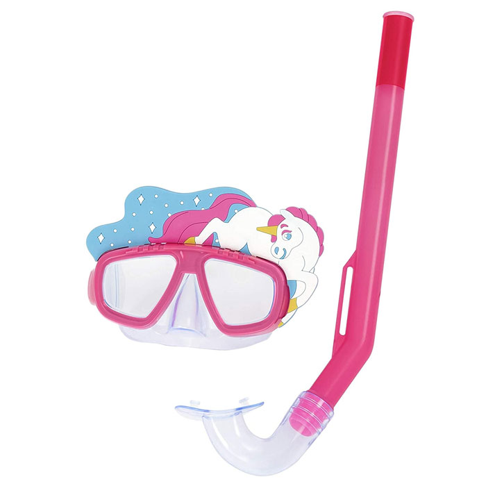 Bestway 24059 Snorkeling Mask With Mouthpiece For Children With Animals, 3+ Years